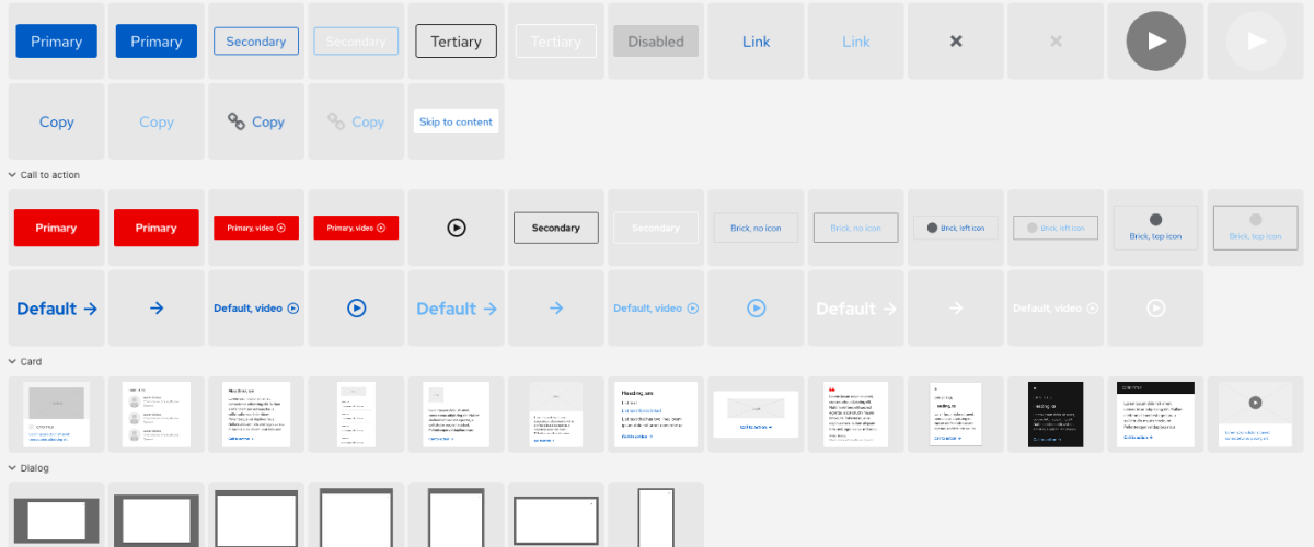 Design system components